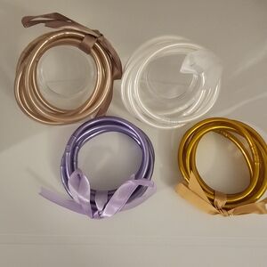 Elegant Women's Bandles Set Of 5- Pick 1 Color: Gold, Purple, White, Rose Gold